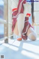 Coser @ 桜 桃 喵 Vol.091: 红色 体操服 (44 photos) P5 No.94ea28